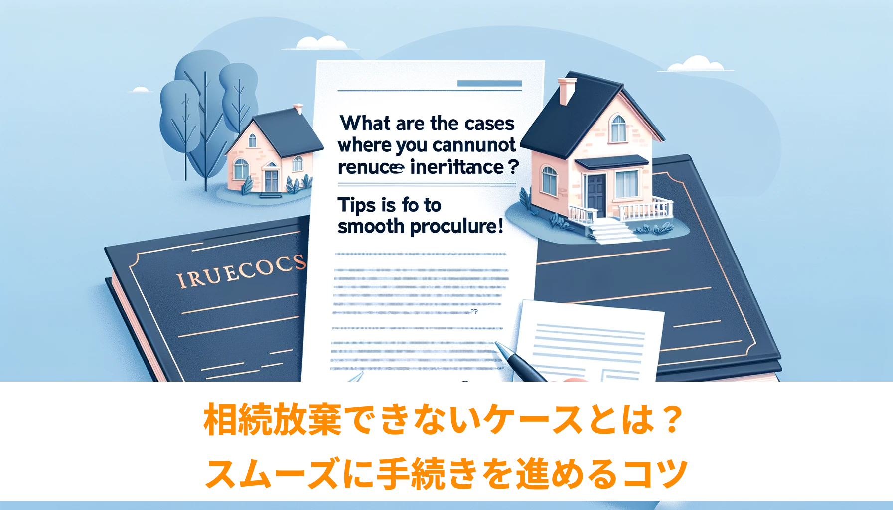 相続放棄できないケースとは？スムーズに手続きを進めるコツもご紹介！