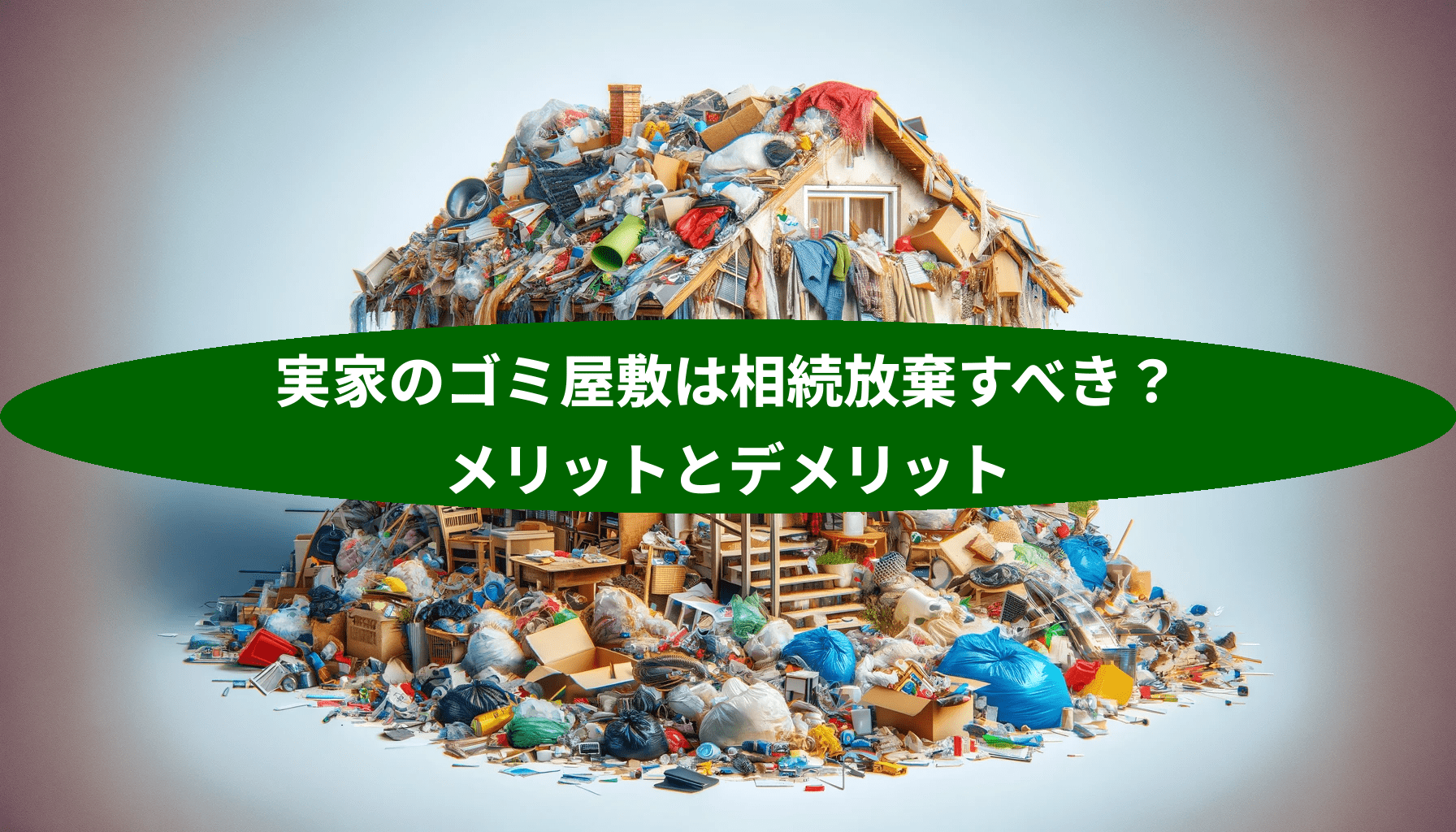 実家のゴミ屋敷は相続放棄すべき？メリットとデメリットをご紹介！