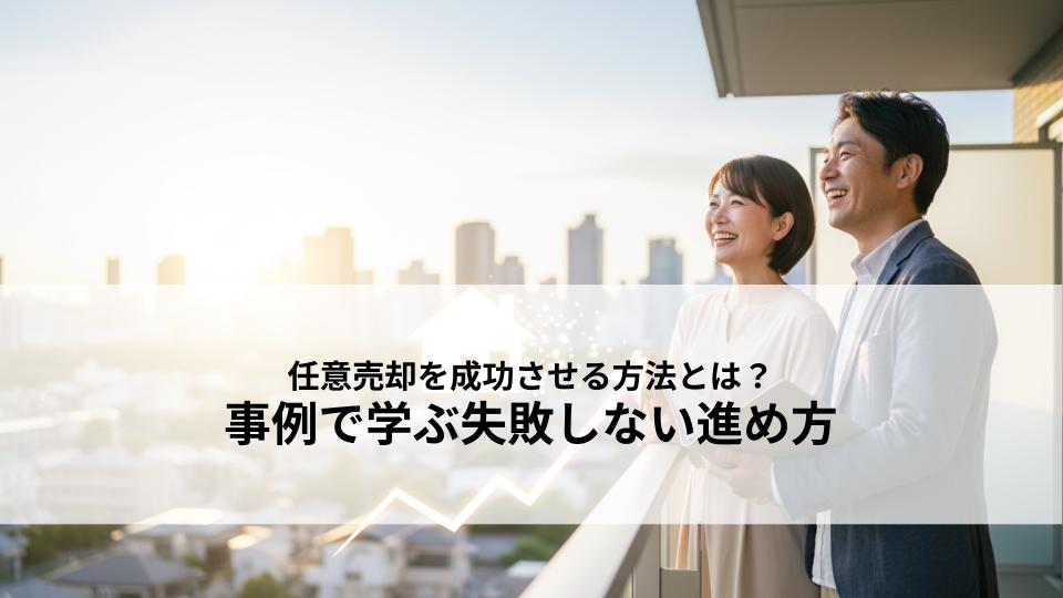 任意売却を成功させる方法とは？事例で学ぶ失敗しない進め方