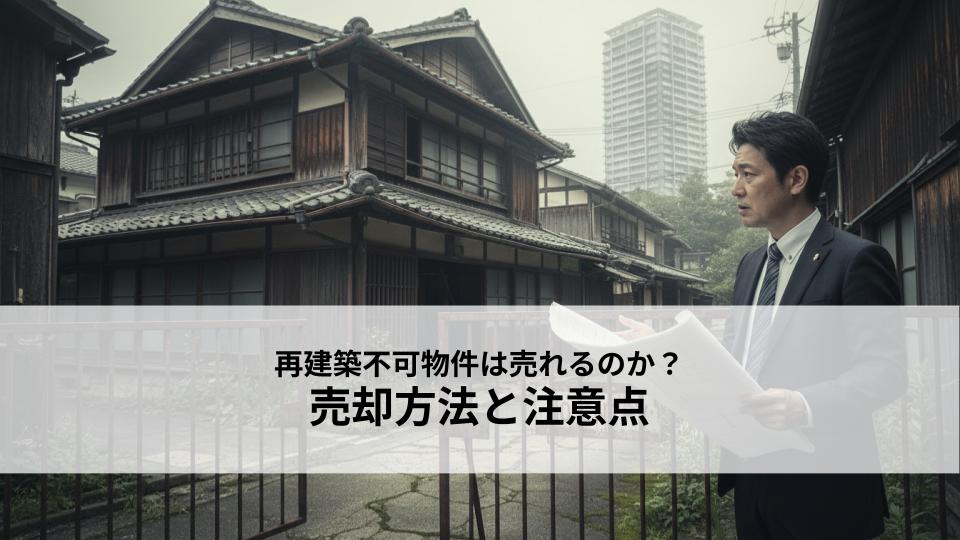 再建築不可物件は売れるのか？売却方法と注意点を解説！