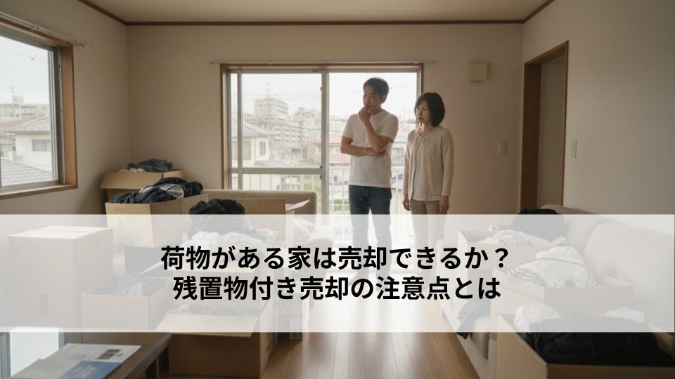 荷物がある家は売却できるか?残置物付き売却の注意点とは