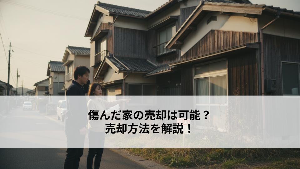 傷んだ家の売却は可能?売却方法を解説!